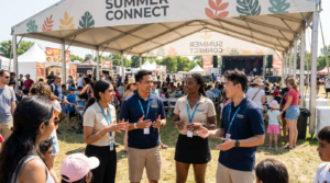 Experiential marketing cost Canada festival activation with a multicultural brand ambassador team engaging diverse attendees at a summer festival in Ontario.