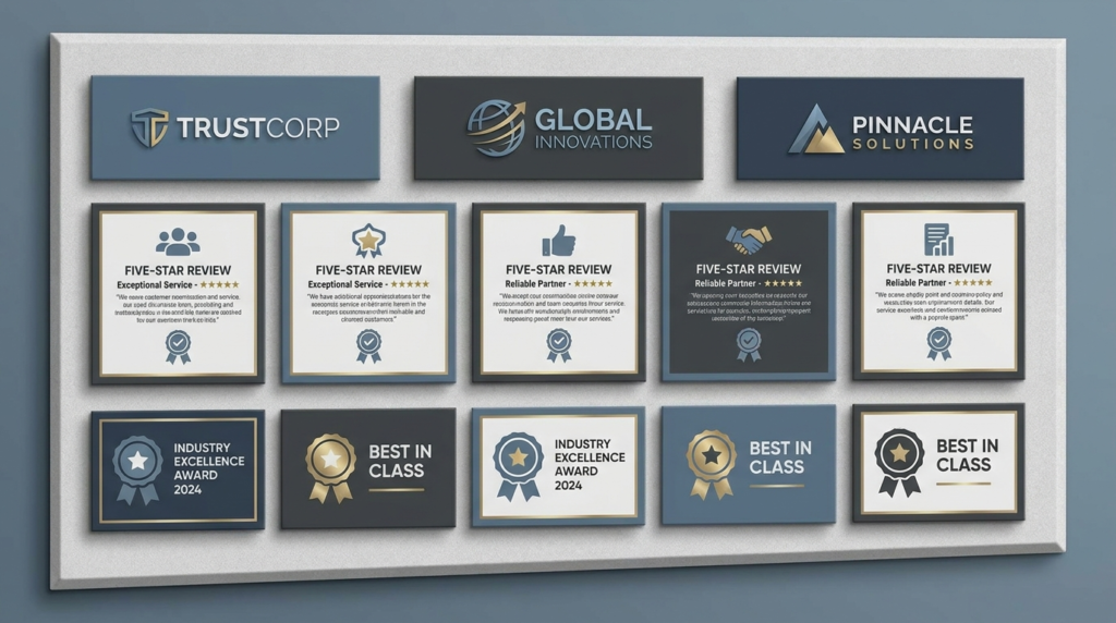 Client testimonials and awards for experiential marketing agency