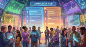 Community members engaging in authentic Reddit discussions