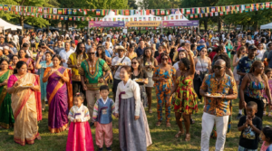 Multicultural events Canada 2026: diverse crowd of community members celebrating at a major multicultural cultural festival in the GTA.